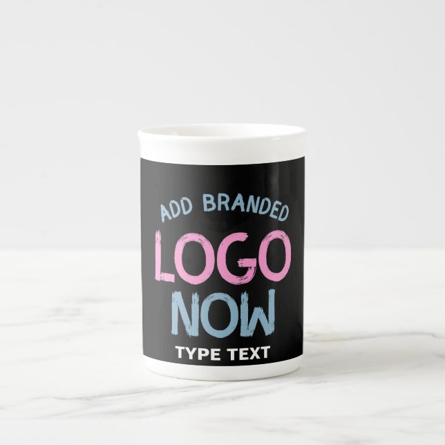 TASSE EN PORCELAINE CLIENT SIMPLE CONTEMPORAIN PROPRE NOIR MODE (Devant)