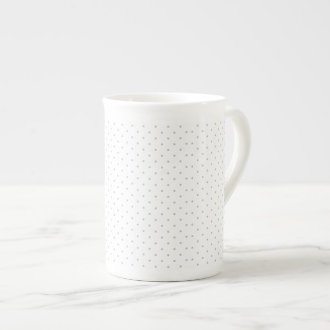 Tasse En Porcelaine Cliquez sur Personnaliser pour modifier Gris en co (Devant droit)