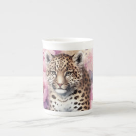 Tasse En Porcelaine Club Leopard & Roses
