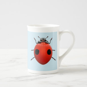 Tasse En Porcelaine Coccinelle Chanceuse