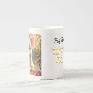 Tasse En Porcelaine Cochon - Zodiaque chinois