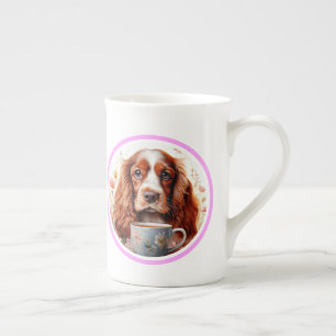 Tasse En Porcelaine Cocker Spaniel TEa 