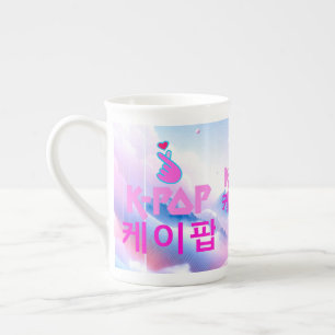 Tasse En Porcelaine Coeur de doigt K-Pop : Montrez votre amour