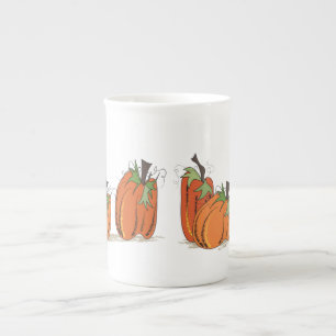 Tasse En Porcelaine Coffee Mug Citrouille