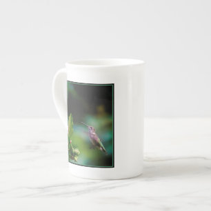 Tasse En Porcelaine Colibri à gorge rubis - Photo originale