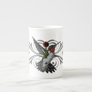 Tasse En Porcelaine Colibri Ruby Throsé