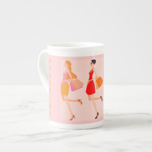 TASSE EN PORCELAINE COLLECTION DE REINE SHOPPING