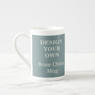 Tasse En Porcelaine Concevez votre propre os Chine Mug - Turquoise
