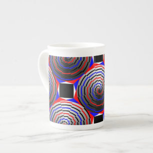 Tasse En Porcelaine Cône spirale par Kenneth Yoncich