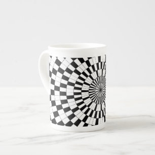 Tasse En Porcelaine Contre-spirales par Kenneth Yoncich