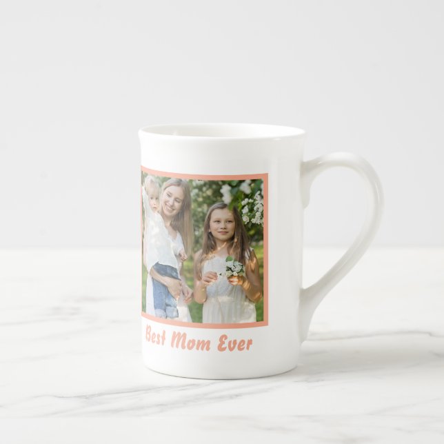 Tasse En Porcelaine Cool Meilleure maman Jour des Mères Photo (Droite)