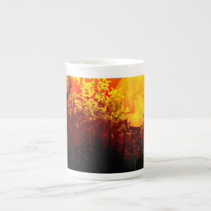 Tasse En Porcelaine Coucher de soleil de haute qualité