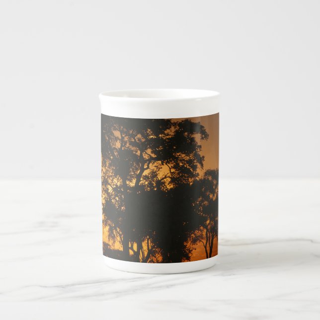 Tasse En Porcelaine Coucher de soleil de Savannah (Devant)