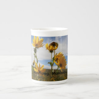 Tasse En Porcelaine Coucher de soleil des Prairies 