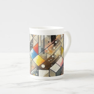 Tasse En Porcelaine Couleur éclatée