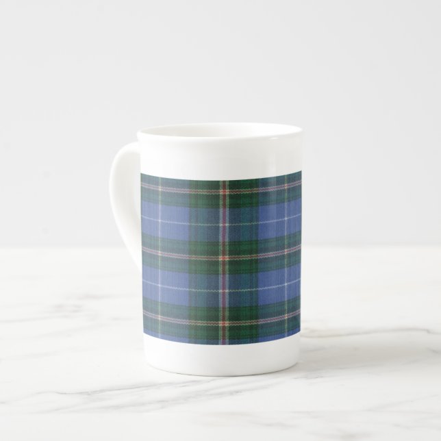 Tasse En Porcelaine Coupe Bone China Nova Scotia Tartan (Devant gauche)
