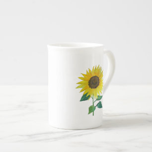Tasse En Porcelaine Coupe de Chine de tournesol