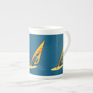 Tasse En Porcelaine Coupe Windsurf
