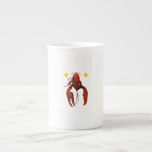 Tasse En Porcelaine Crawfish Bone China Mug