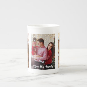 Tasse En Porcelaine Créer votre propre photo de famille personnalisée
