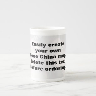 Tasse En Porcelaine Créez facilement votre propre photo Bone China mug