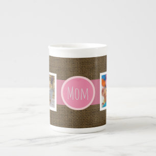 Tasse En Porcelaine Créez vos propres pour des photos du jour de mèr