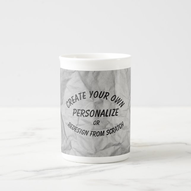 Tasse En Porcelaine Créez votre propre conception personnalisée (Devant)