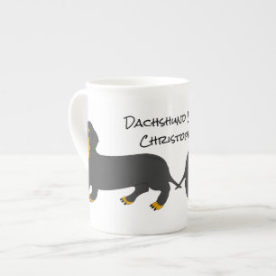 Tasse En Porcelaine Dachshund Design personnalisé