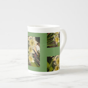 Tasse En Porcelaine Daffoldils répéter motif mug goodfor Pâques