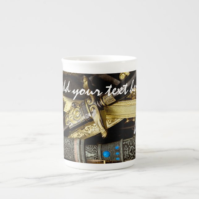 Tasse En Porcelaine Dagers, Dirks et Sabres (Devant)