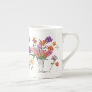 Tasse En Porcelaine dahlia mug