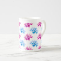 Dahlia Rose, Dahla Bleue, Motif Floral, Fleurs
