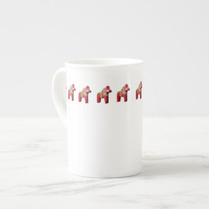 Tasse En Porcelaine Dala Cheval os Chine Mug
