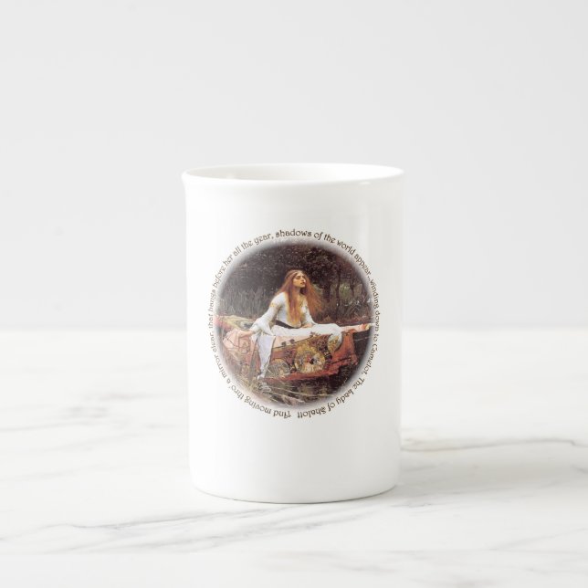 Tasse En Porcelaine Dame de Shallot (Devant)