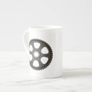 Tasse En Porcelaine Dans la boîte d'engrenage