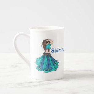 Tasse En Porcelaine Danseur de ventre de la reine Beledi