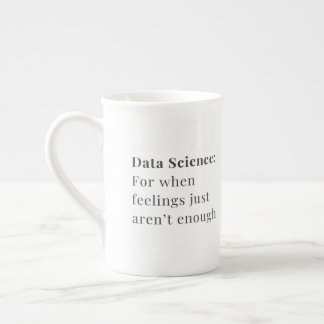 Tasse En Porcelaine Data Science Mug - Car Quand Les Sentiments Ne Suf