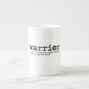 Tasse En Porcelaine Définition du guerrier