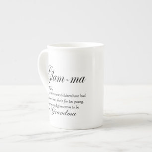 Tasse En Porcelaine Définition FASCINANTE de grand-maman de mA