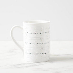 Tasse En Porcelaine Délicat Motif d'hiver simple Mug de spécialité bla