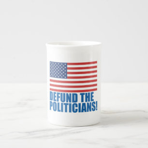 Tasse En Porcelaine Démunir Les Politiciens