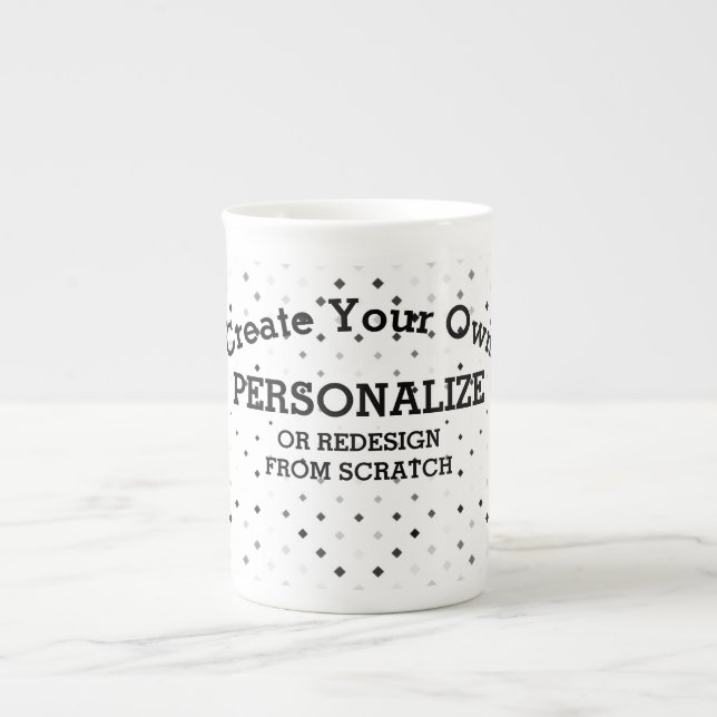 Tasse En Porcelaine Design From Scratch - (Devant)