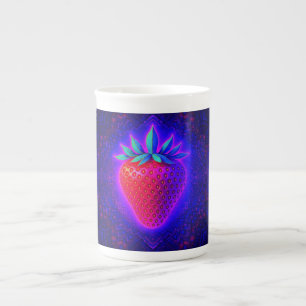 Tasse En Porcelaine Desserts Amusants (Fraise) 