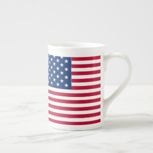 Tasse En Porcelaine Dessin de fierté du drapeau américain USA