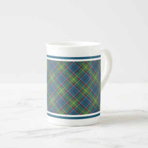 Tasse En Porcelaine District d'Ayrshire Tartan Bone China Mug