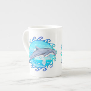 Tasse En Porcelaine Dolphin Maori Sun