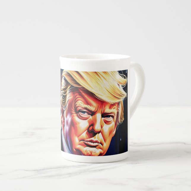 TASSE EN PORCELAINE DONALD TRUMP BONE CHINA MUG (Devant droit)