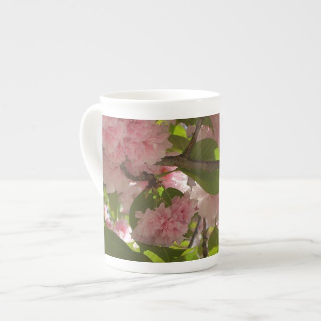 Tasse En Porcelaine Double floraison cerisier III printemps fleuri (Devant gauche)