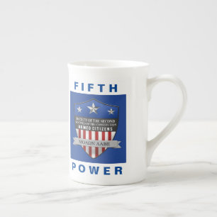 Tasse En Porcelaine Double Musique du cinquième pouvoir