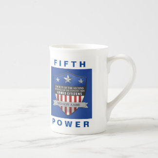 Tasse En Porcelaine Double Musique du cinquième pouvoir